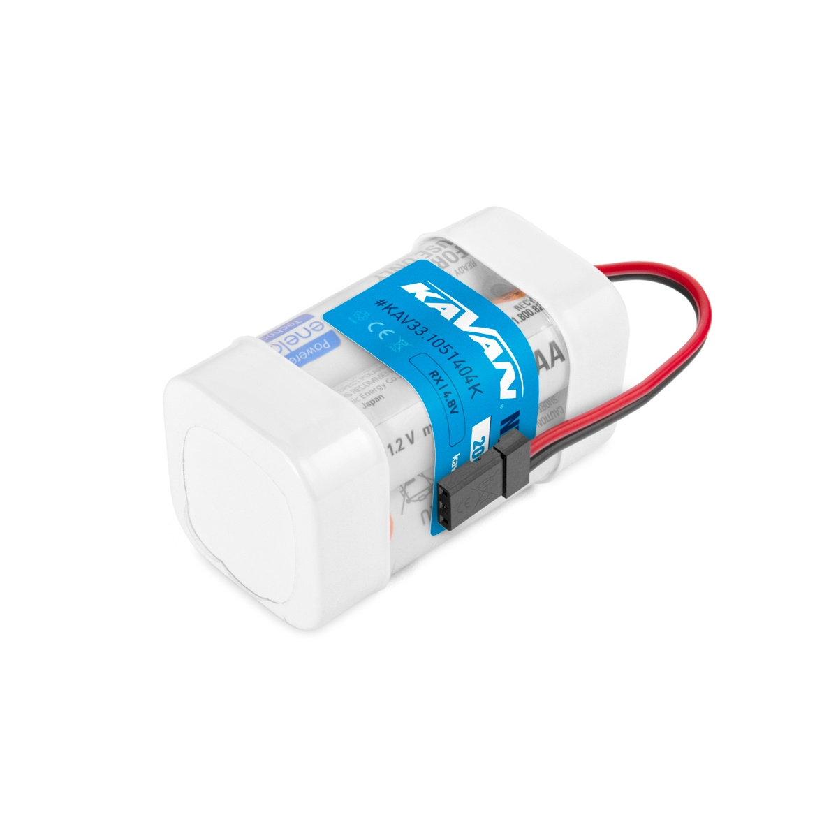 b_0_11566 Kavan RX Enelop Sanyo 2000mAh 4.8V 4S AA receptor pack (JR, 110g) - Imagen 1