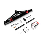 Yeah Racing aluminio aluminio paragolpes trasero con LED Light repuesto neumático soporte para SCX10 II TRX-4 G6 Certified