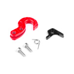 Yeah Racing 1/10 RC Rock Crawler Scale muelle Loaded Metal Hook (rojo)