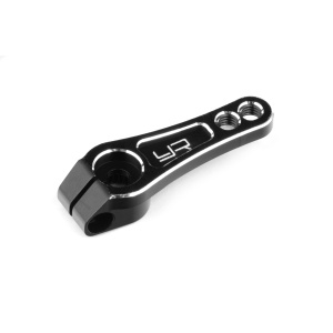Yeah Racing aluminio brazo de servo Horn para Futaba Savox Power HD Blue Bird 25T (negro)