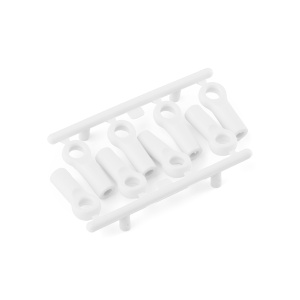 Yeah Racing M3 plástico rótula 4.8x15mm (blanco, 8 unidades)