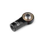 Yeah Racing aluminio Reversed Thread M3 rótula (negro, 5 unidades)