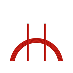 Kavan silicona cable 0.25mm2 1m (rojo)