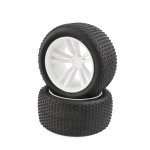 Himoto Truggy neumático y llanta (blanco, 2 unidades)