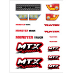 Funtek MTX Sticker (rojo)