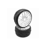 PMT Carved Rally18 Super Soft Q1 White llanta (1 pareja)
