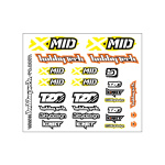 Hobbytech Xmid Buggy Stickers Sheet