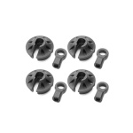 Hobbytech HTR 13mm amortiguador Bottom soporte con rótula juego
