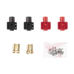 RCProPlus SupraX D7 7808 Goblin Aku Solder-less conector Straight (2 pareja) - Imagen 2